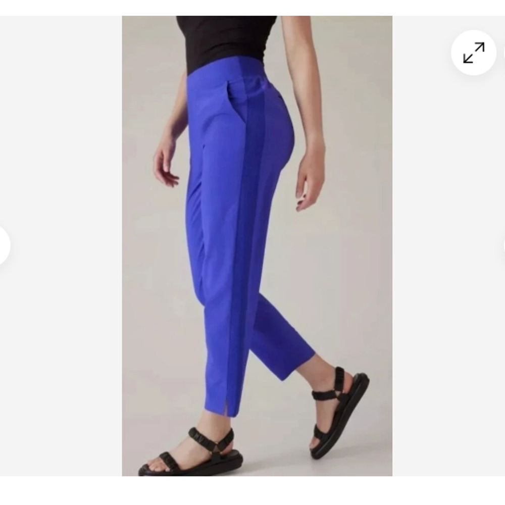 Athleta Brooklyn Lined Pant pantalon Double Brooklyn Purple-sz 6 Petite